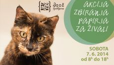 Akcija zbiranja papirja za živali