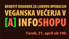 Veganska večerja v [A] Infoshopu