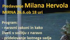 Predavanje Miran Hervola o štirih tipih prehranjevanja